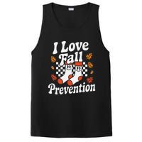 I Love Fall Prevention Socks Fall Physical Therapy Retro PosiCharge Competitor Tank