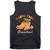 I Love Fall Prevention Fall Nurse Tank Top