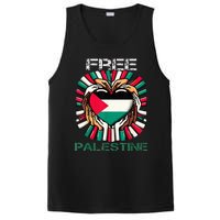 I Love Free Palestine Flag Save Gaza Strip Palestinian PosiCharge Competitor Tank