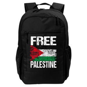 I Love Free Palestine Flag Save Gaza Strip Palestinian Daily Commute Backpack