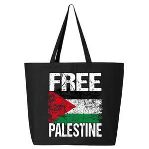 I Love Free Palestine Flag Save Gaza Strip Palestinian 25L Jumbo Tote