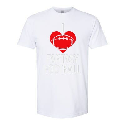 I Love Fantasy Football Graphic Softstyle CVC T-Shirt