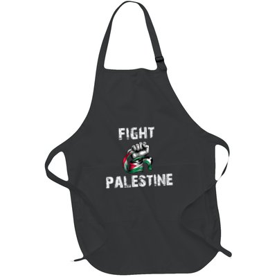 I Love Free Palestine Flag Save Gaza Apron
