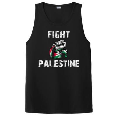 I Love Free Palestine Flag Save Gaza PosiCharge Competitor Tank