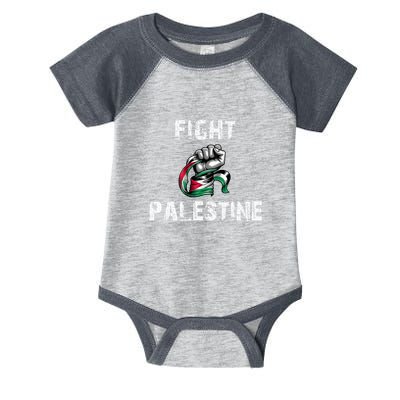 I Love Free Palestine Flag Save Gaza Infant Baby Jersey Bodysuit