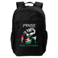 I Love Free Palestine Flag Save Gaza Strip Palestinian Daily Commute Backpack