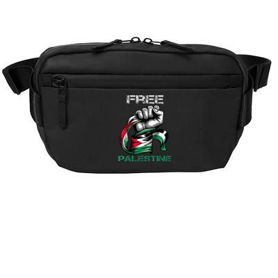 I Love Free Palestine Flag Save Gaza Strip Palestinian Crossbody Pack