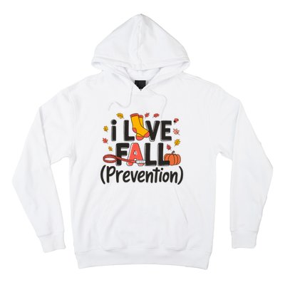 I Love Fall Prevention Nurse Retro Thanksgiving Autumn Hoodie