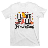 I Love Fall Prevention Nurse Retro Thanksgiving Autumn T-Shirt