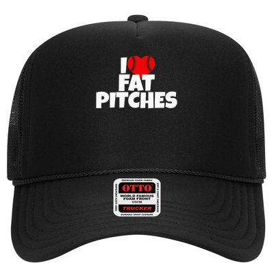 I Love Fat Pitches I Heart Fat Pitches  Trucker Hat