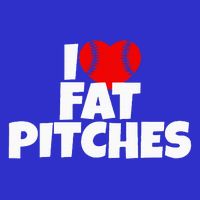 I Love Fat Pitches I Heart Fat Pitches  Button