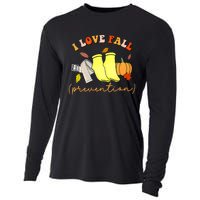 I Love Fall Prevention Socks Thanksgiving Autumn Quote Cooling Performance Long Sleeve Crew