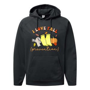 I Love Fall (Prevention) Performance Fleece Hoodie