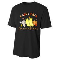 I Love Fall (Prevention) Performance Sprint T-Shirt