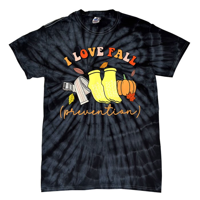 I Love Fall (Prevention) Tie-Dye T-Shirt