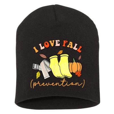 I Love Fall (Prevention) Short Acrylic Beanie