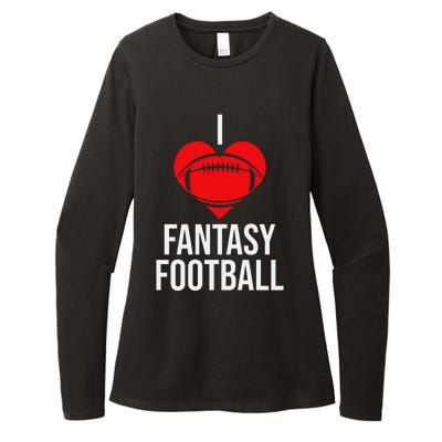 I Love Fantasy Football Womens CVC Long Sleeve Shirt