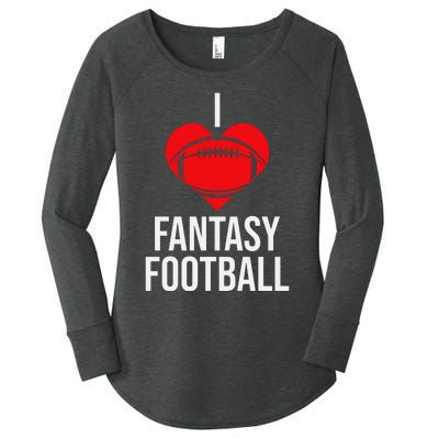 I Love Fantasy Football Women's Perfect Tri Tunic Long Sleeve Shirt