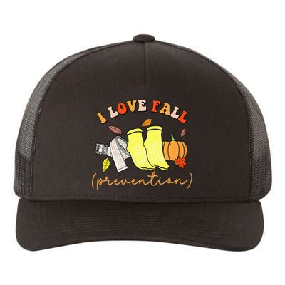 I Love Fall Yupoong Adult 5-Panel Trucker Hat