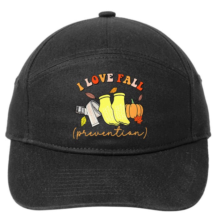 I Love Fall 7-Panel Snapback Hat