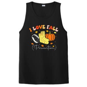 I Love Fall Prevention Autumn Nurse Physical Therapist PosiCharge Competitor Tank