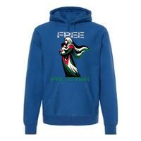 I Love Free Palestine Mother Children Gaza Strip Palestinian Premium Hoodie