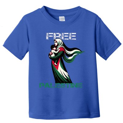 I Love Free Palestine Mother Children Gaza Strip Palestinian Toddler T-Shirt