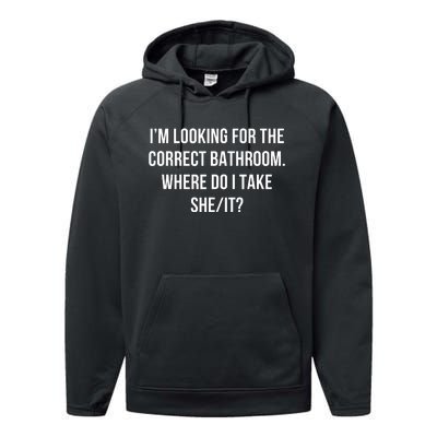 I’M Looking For The Correct Bathroom Where Do I Take A She I Performance Fleece Hoodie