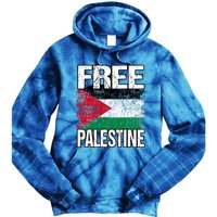 I Love Free Palestine Flag Save Gaza Strip Palestinian Tie Dye Hoodie