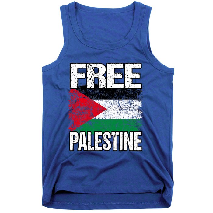 I Love Free Palestine Flag Save Gaza Strip Palestinian Tank Top