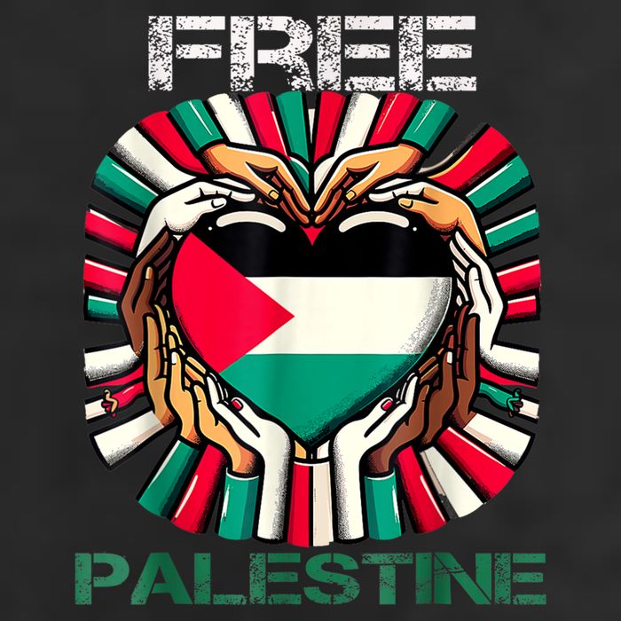 I Love Free Palestine Flag Save Gaza Strip Palestinian Adult Drive Performance Visor