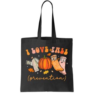 I Love Fall Prevention Fall Physical Therapy Tote Bag