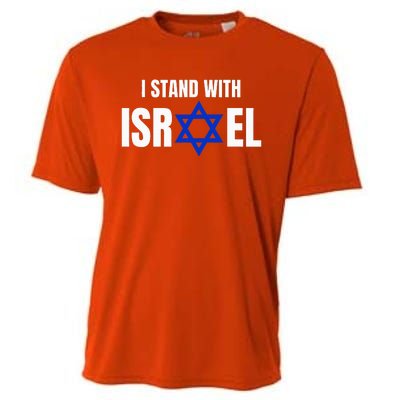 Israel Love Flag I Stand With Israel Heritage Israeli Flag Cooling Performance Crew T-Shirt