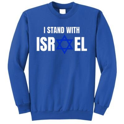 Israel Love Flag I Stand With Israel Heritage Israeli Flag Sweatshirt