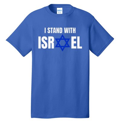 Israel Love Flag I Stand With Israel Heritage Israeli Flag Tall T-Shirt