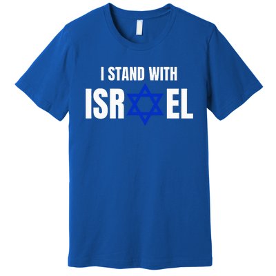 Israel Love Flag I Stand With Israel Heritage Israeli Flag Premium T-Shirt