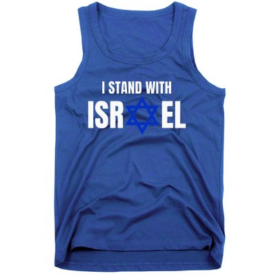 Israel Love Flag I Stand With Israel Heritage Israeli Flag Tank Top