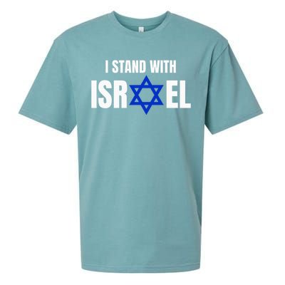 Israel Love Flag I Stand With Israel Heritage Israeli Flag Sueded Cloud Jersey T-Shirt