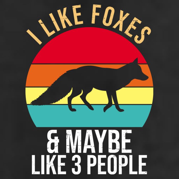 I Like Foxes And Maybe Like 3 People Funny Cool Comfort Performance Bucket Hat