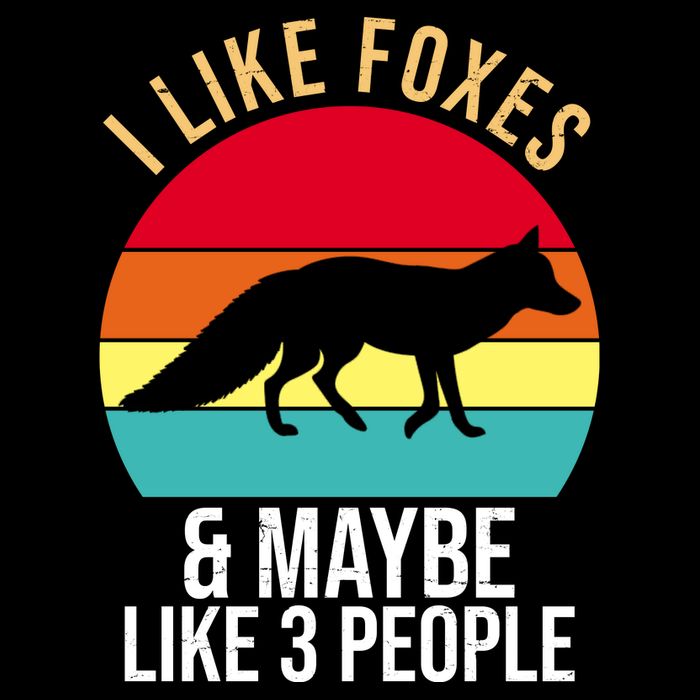 I Like Foxes And Maybe Like 3 People Funny Youth Performance Sprint T-Shirt