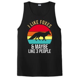 I Like Foxes And Maybe Like 3 People Funny PosiCharge Competitor Tank