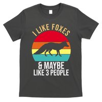 I Like Foxes And Maybe Like 3 People Funny T-Shirt