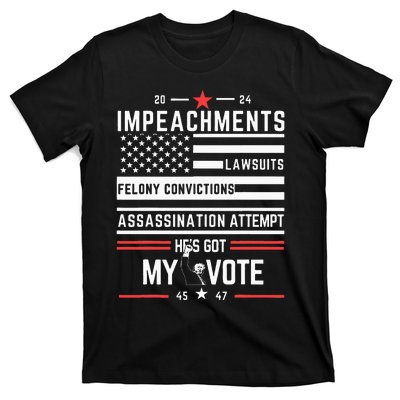 Impeachments Lawsuits Felony Convictions Assassination T-Shirt