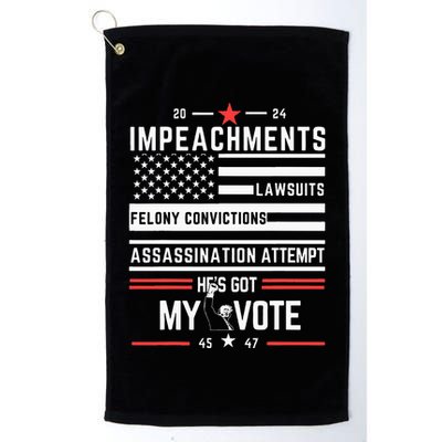 Impeachments Lawsuits Felony Convictions Assassination Golf Towel