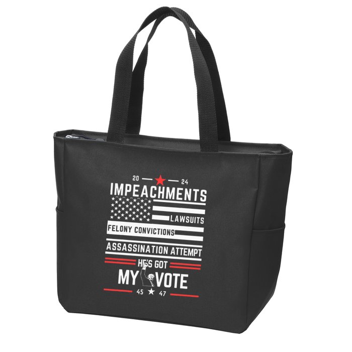Impeachments Lawsuits Felony Convictions Assassination Zip Tote Bag
