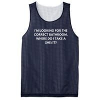 I’M Looking For The Correct Bathroom Where Do I Take A She It Mesh Reversible Basketball Jersey Tank