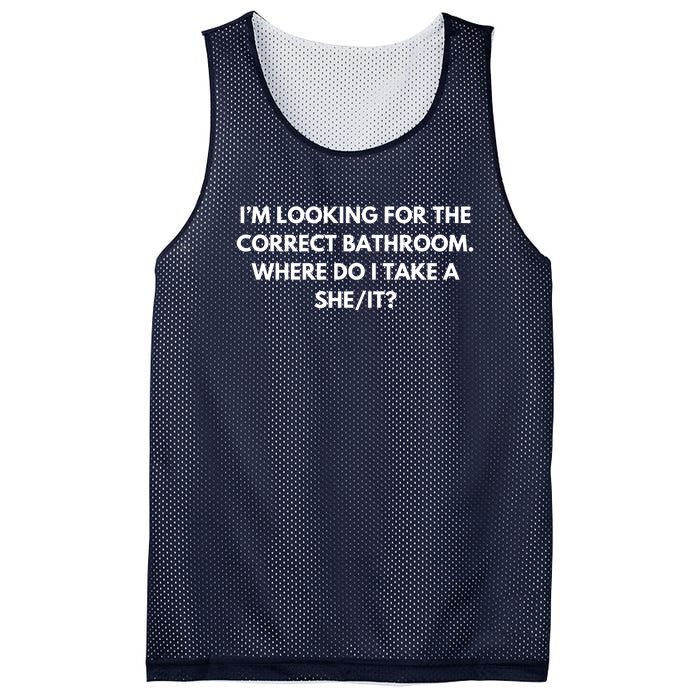 I’M Looking For The Correct Bathroom Where Do I Take A She It Mesh Reversible Basketball Jersey Tank