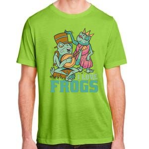 I Love Frogs Adult ChromaSoft Performance T-Shirt