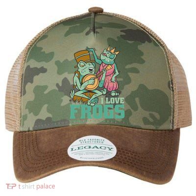 I Love Frogs Legacy Tie Dye Trucker Hat