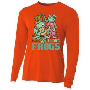 I Love Frogs Cooling Performance Long Sleeve Crew